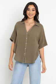 Petal and Pup USA TOPS Dion Top - Olive