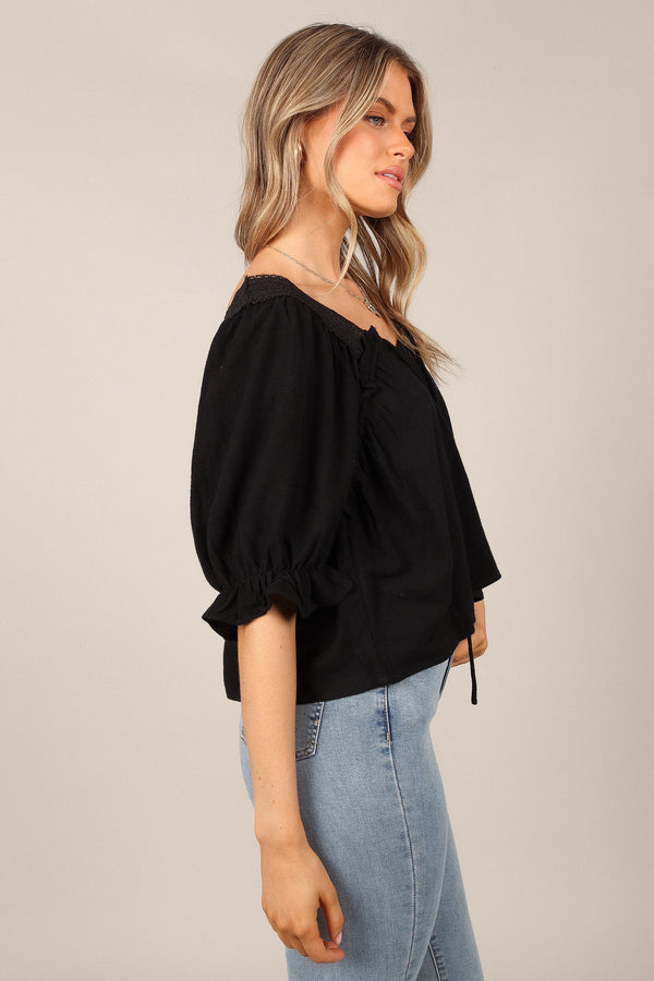 Petal and Pup USA TOPS Frankie Top - Black