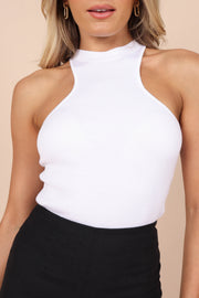 Petal and Pup USA TOPS Jess High Neck Top - White