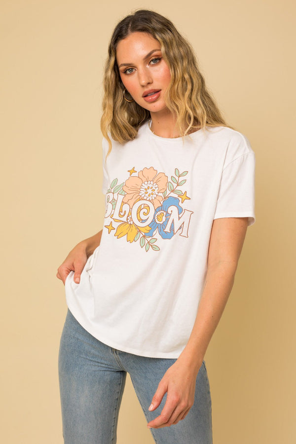 TOPS Lilly Tee - White