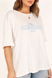 Petal and Pup USA TOPS Palm Springs Tee - White