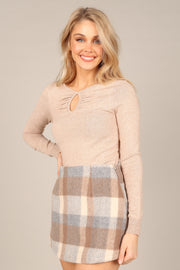 Petal and Pup USA TOPS Peter Knitted Top - Taupe