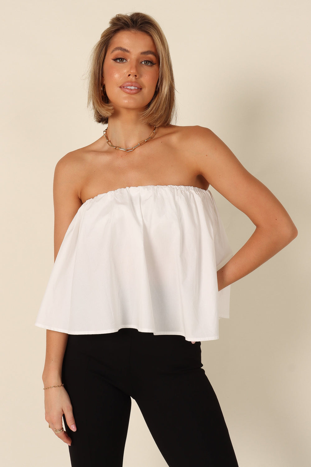 Petal and Pup USA TOPS Veronica Strapless Top - Ivory